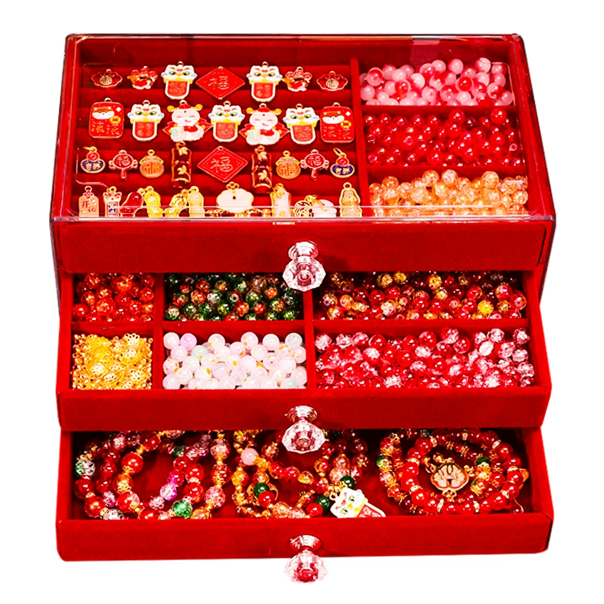 Игрушка с бусинами, набор материалов, подарочная коробка, handmade, подарок на день рождения