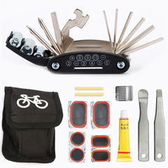 Bicycle repair tools, mountain bike tire repair tool set, tire lever repair combination tool kit