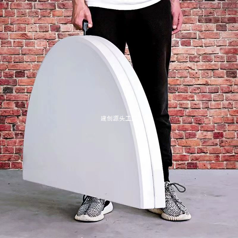 Складной круглый стол домашний простой большой круглый стол стол складной обеденный стол стол на открытом воздухе простой обеденный стол стул