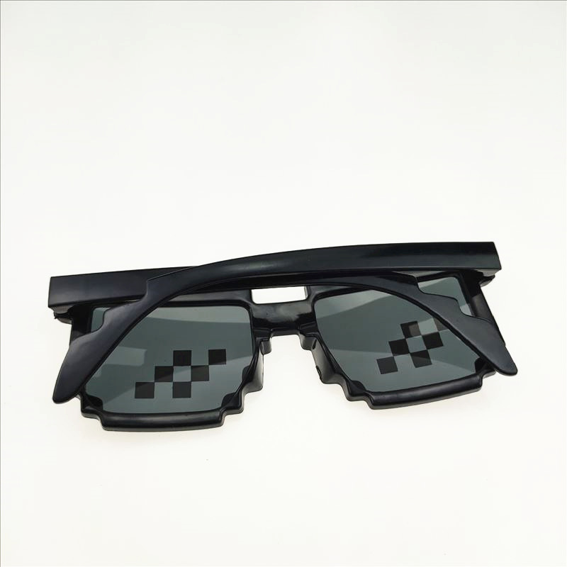 马赛克眼镜墨镜像素网红套装儿童道具太阳眼镜幼儿园男孩女童