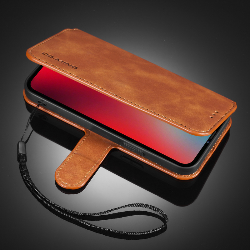 For Apple iPhone12 protective case iPhone13 mini magnetic leather case 13 Pro Max phone case