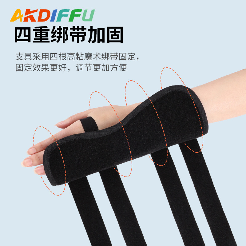 Nuevo soporte de palanquilla metacarpiano de fábrica, soporte de dedo meñique de palma, protector de fijación de férula de muñeca de manga de dedo