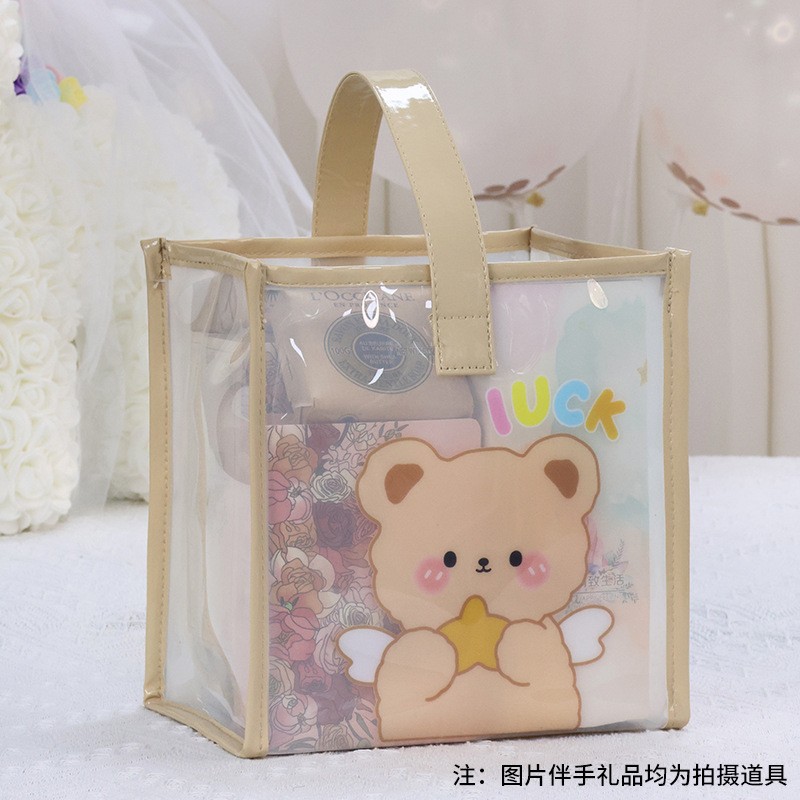 Fiesta de cumpleaños para niños bebé un mes de edad kindergarten actividad jalea mano regalo bolso bolsa de almacenamiento bolsa de regalo