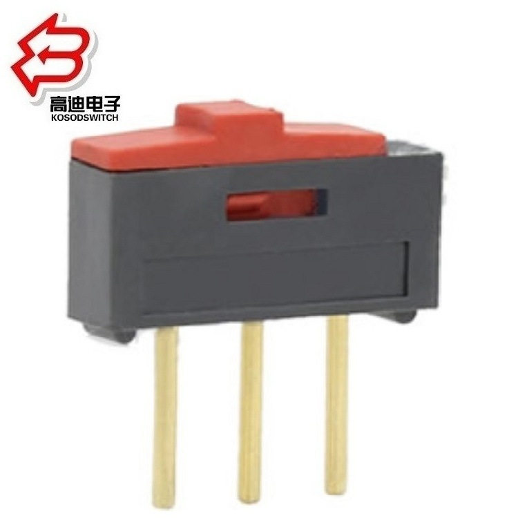 迷你立式2位滑动开关 立式2段滑动开关 小型2位滑动开关插件
