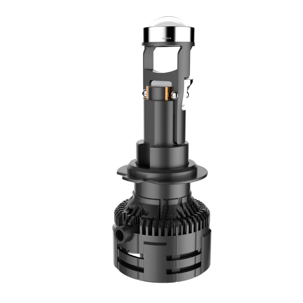 Новые светодиодные малые линзы 75Вт, яркий белый свет LED H7/H11/9005/9006/H4 модифицированная автомобильная фара