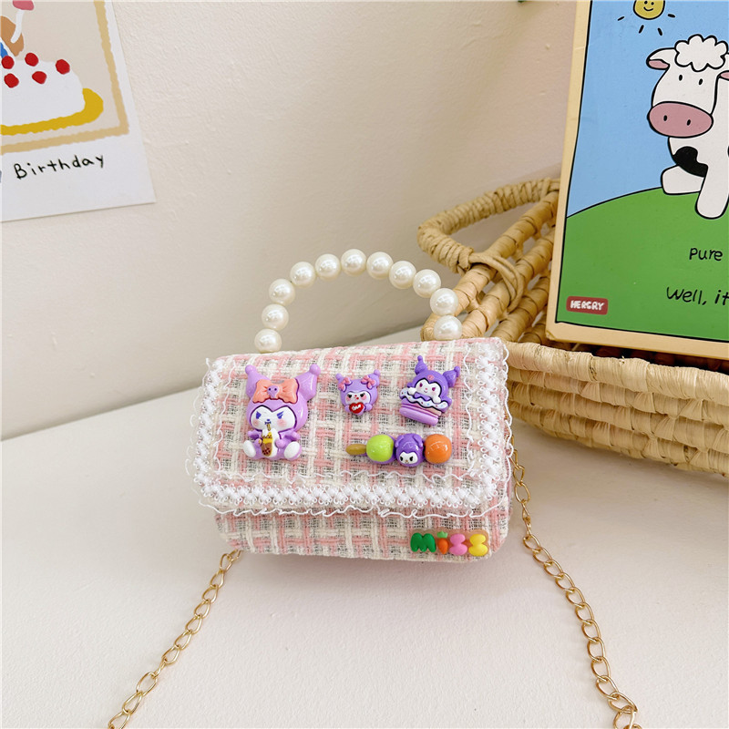 Bolso de las niñas de moda todo fósforo princesa bolsa de cadena 2023 Otoño e Invierno nuevos niños bolsa de mensajero niña bolso