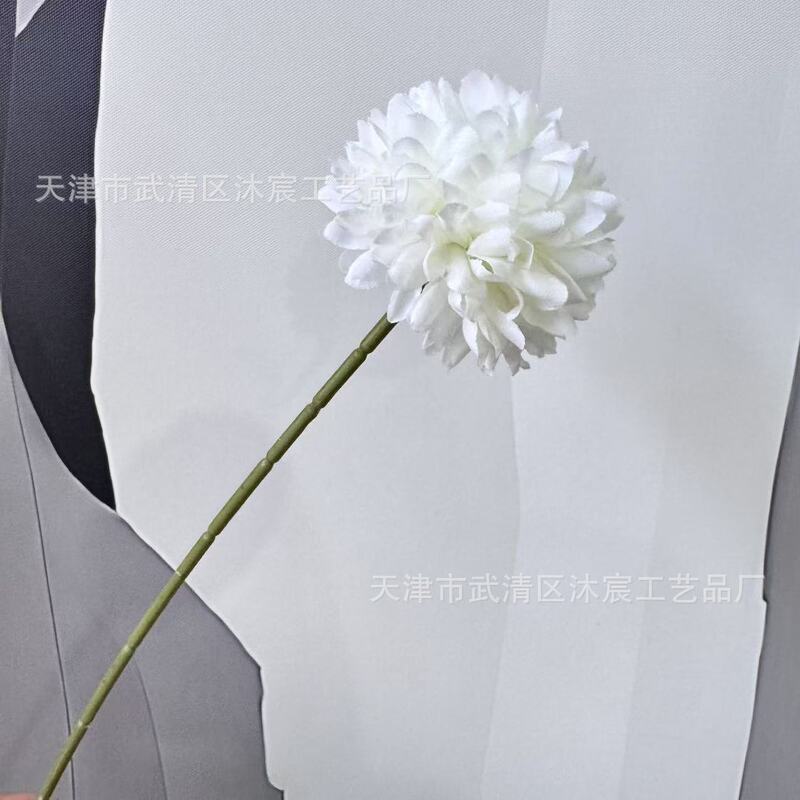 シミュレーション単枝球菊単枝刺球卓球菊タンポポ造花客間鉢植え生け花装飾クロスボーダー|undefined