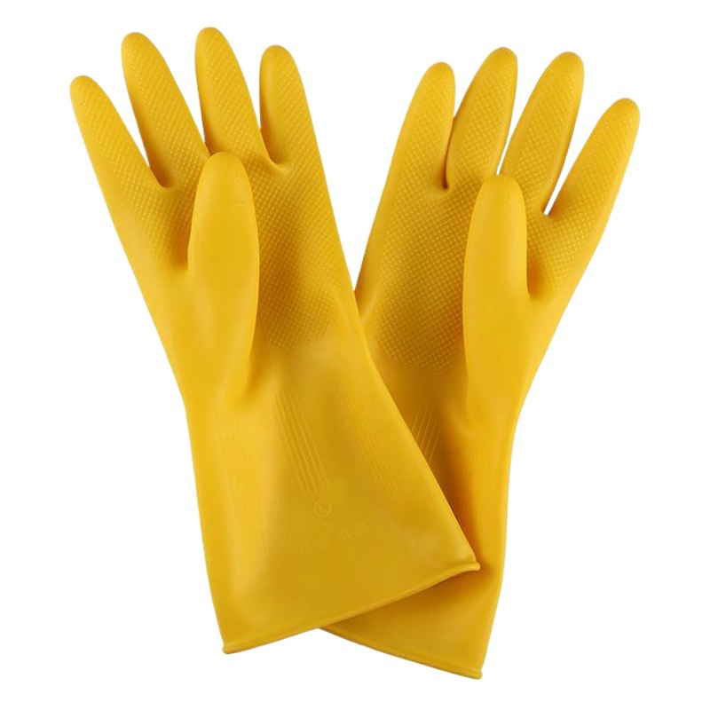 Factory direct supply Hengfeng beef tendon latex gloves household gloves cleaning kitchen dishwashing gloves