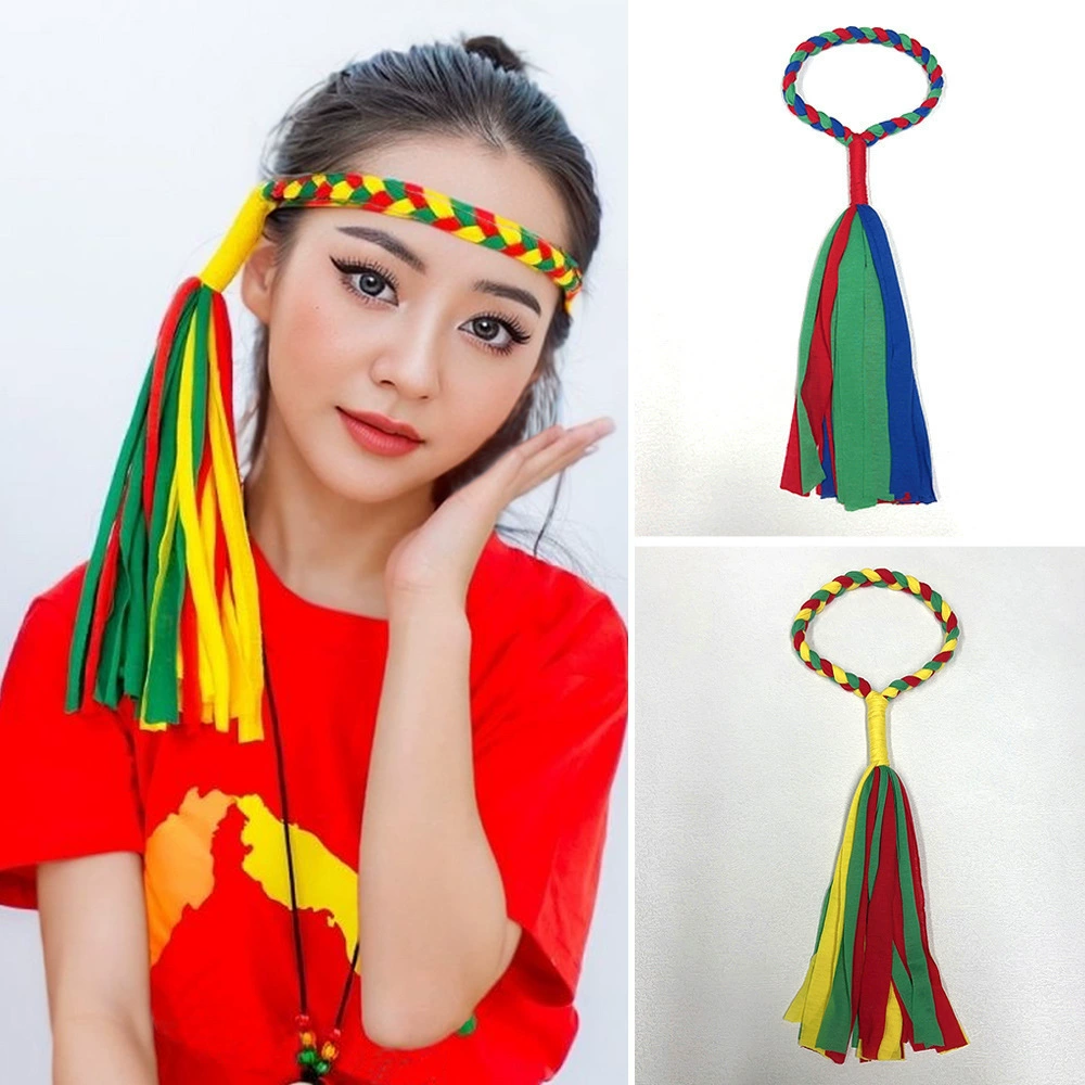 Африканский барабан, головной убор, этнический стиль, красочная повязка на голову, повязка на голову для черлидинга, аксессуары для волос для выпускного, День защиты детей