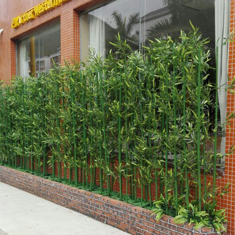 Bamboo Interior Decoration Encrypted Plastic Fake Bamboo Partition Screen Outdoor Artificial Bamboo Plant Landscaping Artificial Green Plants Bamboo Interior Decoration Encrypted Plastic Fake Bamboo Partition Screen Outdoor Artificial Bamboo Plant Landscaping Artificial Green Plants