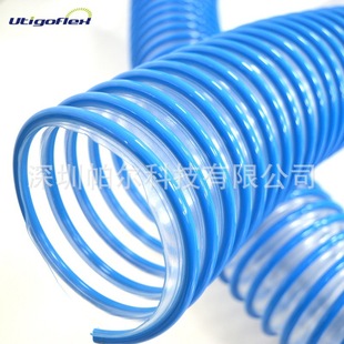 Par Factory Direct pu Telescopic Ventilation Pipe pu pumping Straw Pipe Wall Smooth Transparent 0.6mm Wall Thickness