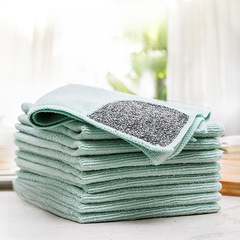 超細纖維清潔抹布擦玻璃毛巾廚房洗碗布吸水不易掉毛多功能百潔布