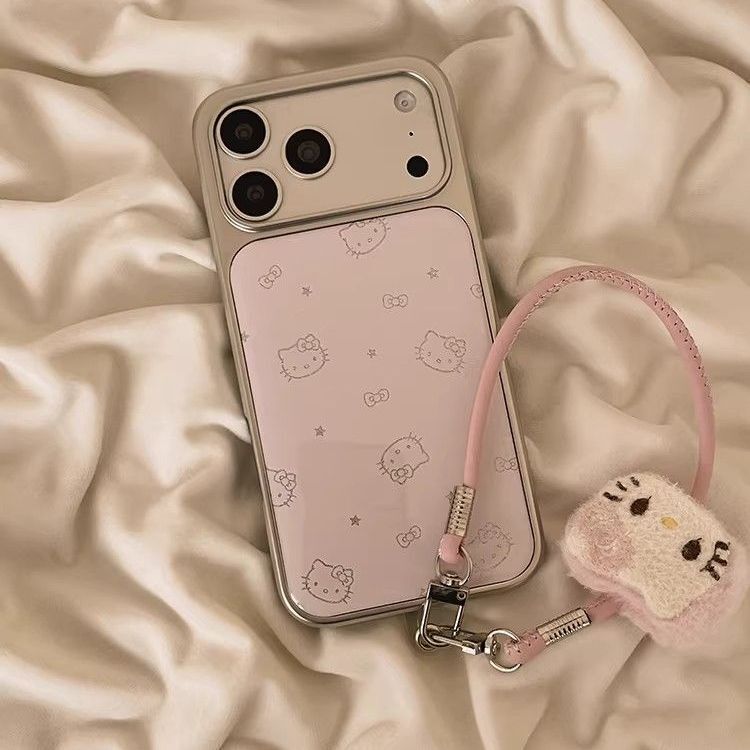 Suitable for Apple 17 Pro Max Phone Case, High Aesthetic Appeal, iPhone 16 Plus Design with Stylish Lines, Kitty