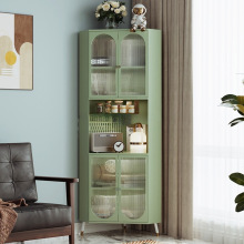 客厅转角柜卧室拐角置物柜靠墙脚落地三角柜可移动北欧简易厨房柜