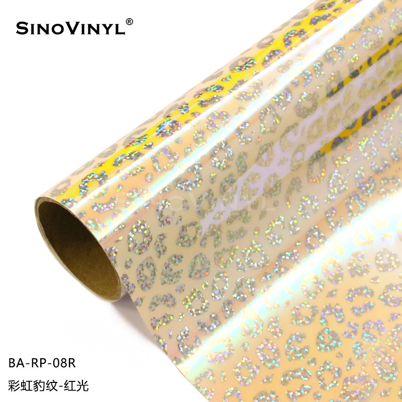 Xinlang Arco Iris patrón de grabado láser película de pared pegatinas decorativas de colores patrón de fibra de carbono adhesivo pegatinas instantáneas image 16