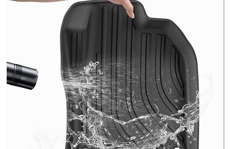 4TPE car floor mats are suitable for Toyota Prius models with US steering wheel, applicable to right-hand drive 221750