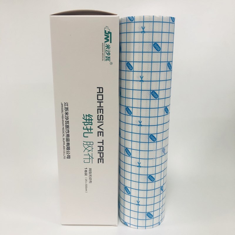 米沙瓦无纺布胶带透气胶带水刺布透气胶布25cm*500cm