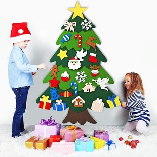 [Felt Christmas Tree] Manufacturer's New Handmade DIY Christmas Decoration Stereo Felt Christmas Tree