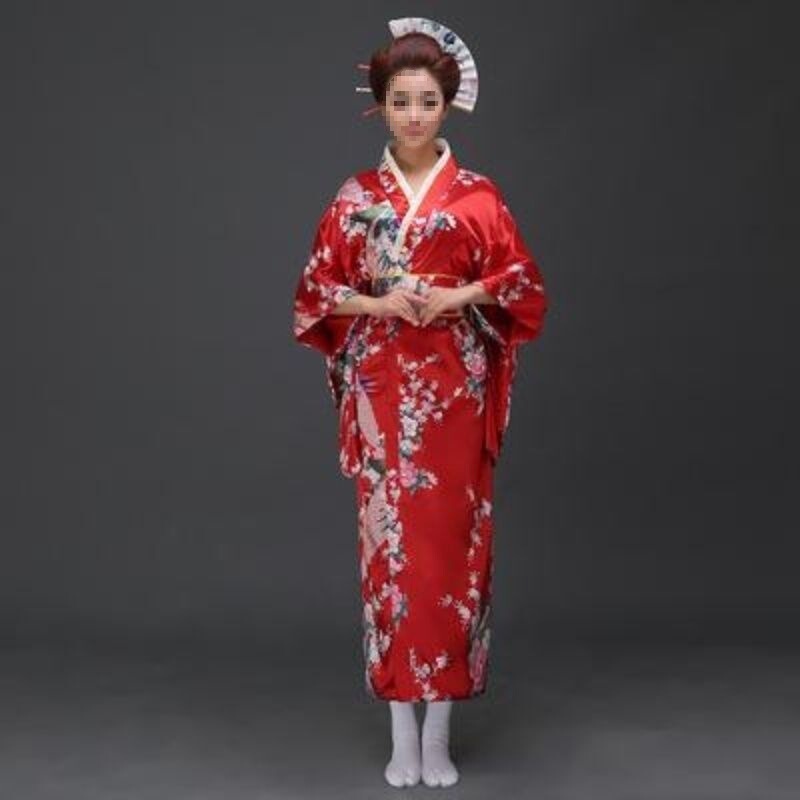 Japanese Kimono Women's Traditional Japanese Yukata Cardigan Photo Stage Performance Clothing Script Killing Mystery Role-Playing Clothing