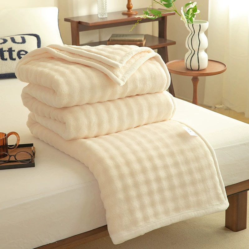 Трансграничное молоко плюшевое одеяло кролика плюшевое офисное одеяло для сна кондиционер одеяло фланелевое подарочное маленькое одеяло оптом