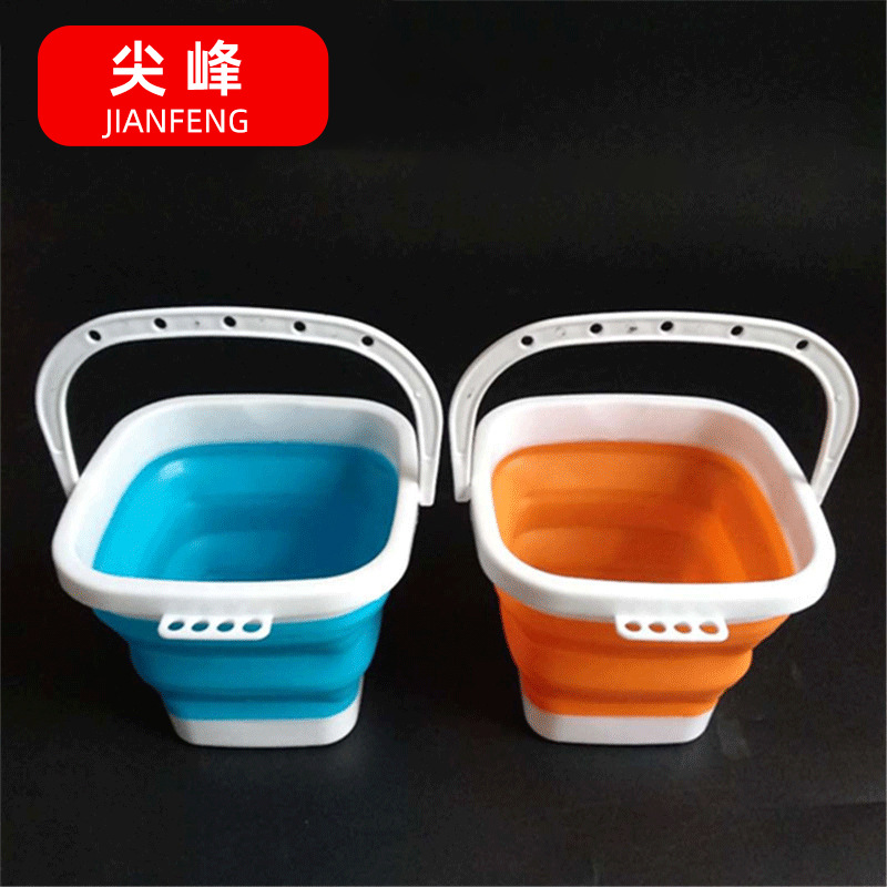 Folding Bucket, Retractable Silicone Fishing Bucket, Outdoor Fishing Supplies, Portable Live Fish Bucket, Portable Fishing Bucket