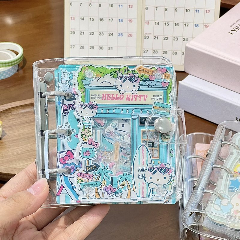 可爱helloKitty摇摇乐卡册三丽鸥家族亚克力收纳本合计高颜值卡册|undefined