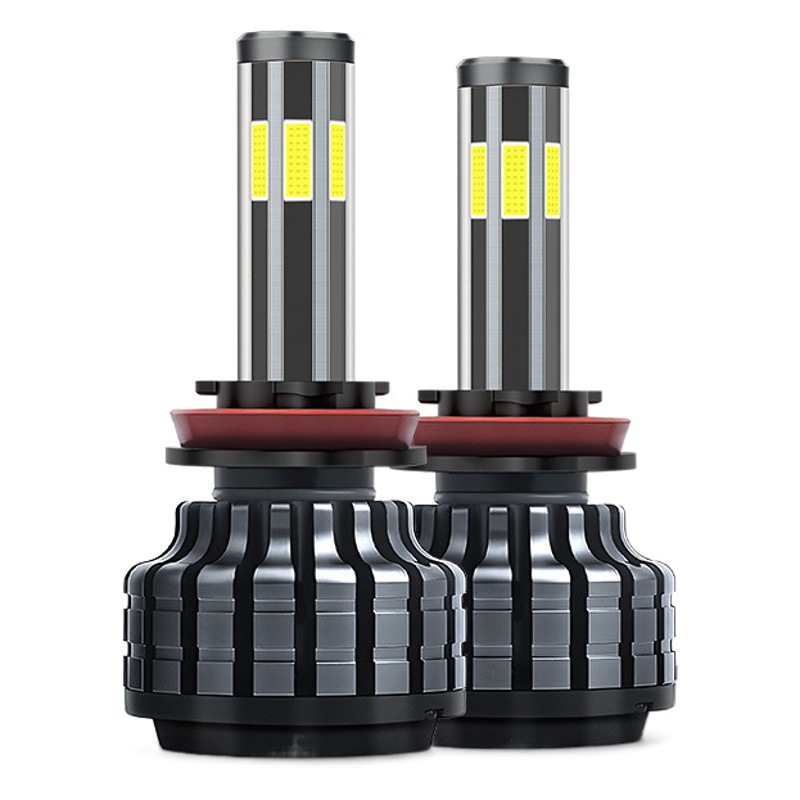 S6 Six-Sided Cobled Car Headlight H1H4H7H11360 Rotating Dimmable Headlight 90059006 High Brightness