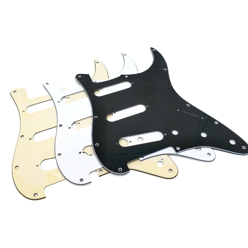 Estándar americano ST tres panel de guitarra eléctrica ST tablero de guardia de guitarra eléctrica SSS3 panel de capa