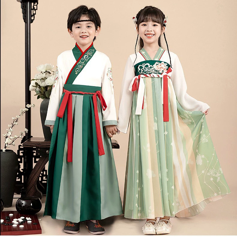 Детские древние костюмы, династия Хань, традиционная китайская школьная форма для мальчиков, трехсимвольная сутра в китайском стиле, костюмы для выступлений на дисципления, костюмы для учеников начальной школы