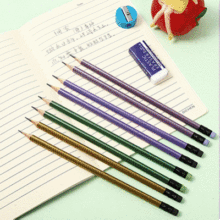 華星牌HB鉛筆正品學生專業定制軟化楊木金屬漆碳鉛筆學習文具鉛筆