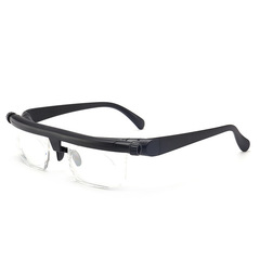 高精細調整老眼鏡、焦点調整メガネ、外国貿易ズーム、度付きバブルシェルパッケージなし