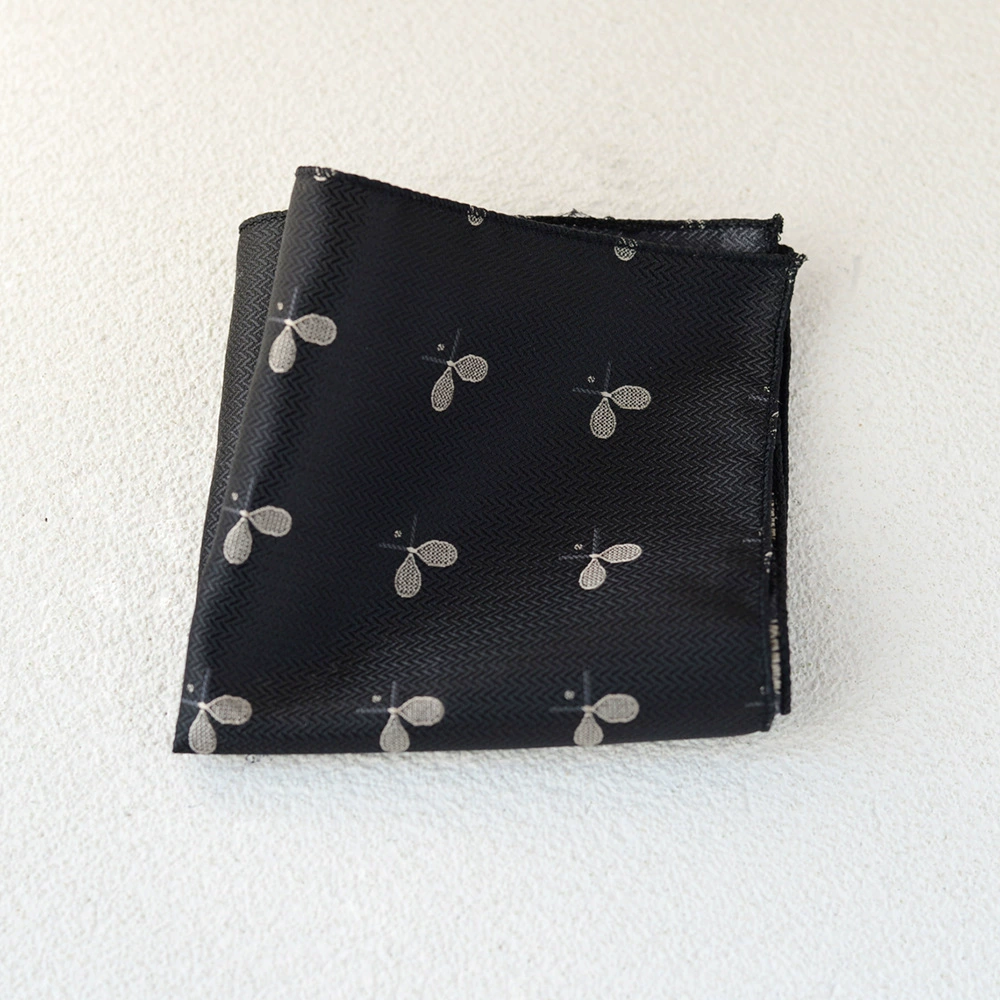 Vintage Hong Kong style floral pocket square for men’s business suit, Korean version formal accessory, chest scarf, small square scarf