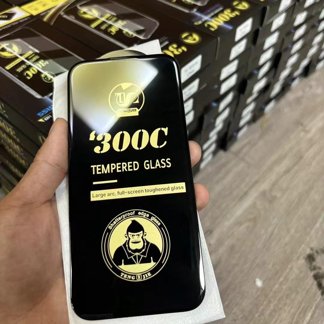 适用iphone17高铝钢化膜14大弧度300C高清防窥AR电镀指纹 15pro