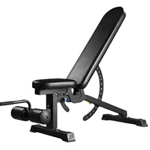哑铃凳卧推凳牧师凳可调节商用多功能健身椅仰卧起坐上斜飞鸟平凳