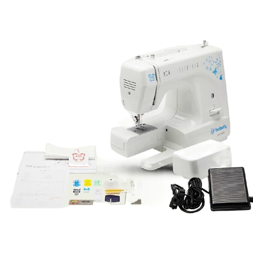 Швейная машина бабочка JH8190S бытовая электрическая многофункциональная Толстая вышивальная швейная машина с замком края швейная машина