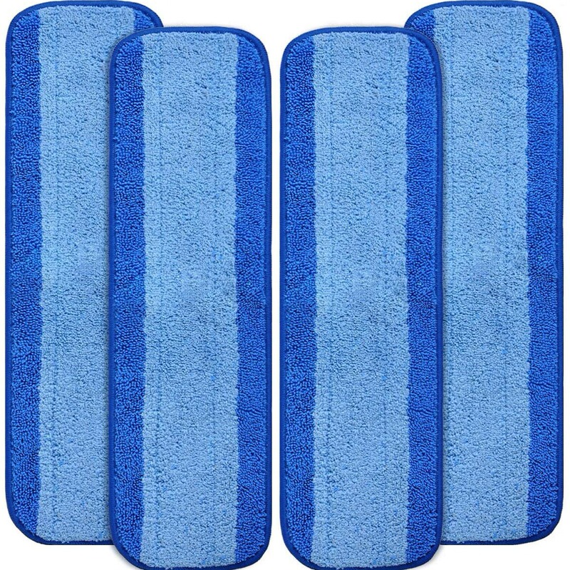 Blue Wide Stripe Mop Fit Bona Same Mop Flat Mop Replacement Cloth Water Spray Mop Cloth Floor Mop