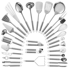 29点セットのステンレス調理器具セットは厚くて高温になります。