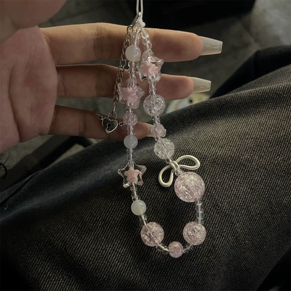 Fuchsia strap with bow