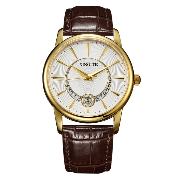 Aperture golden shell white brown belt