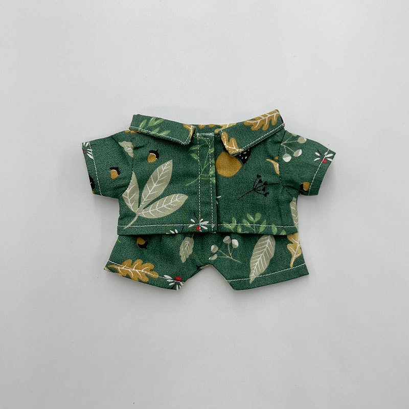 Muñeca de algodón 20cm15cm muñeca ropa muñeca camisa pijamas traje lindo en stock