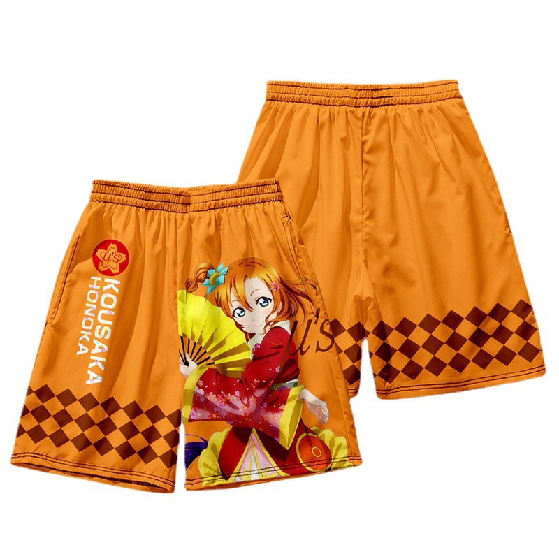 日系Lovelive!虹咲学园可爱穗乃果cos羽织披风和服道袍3D数码印花