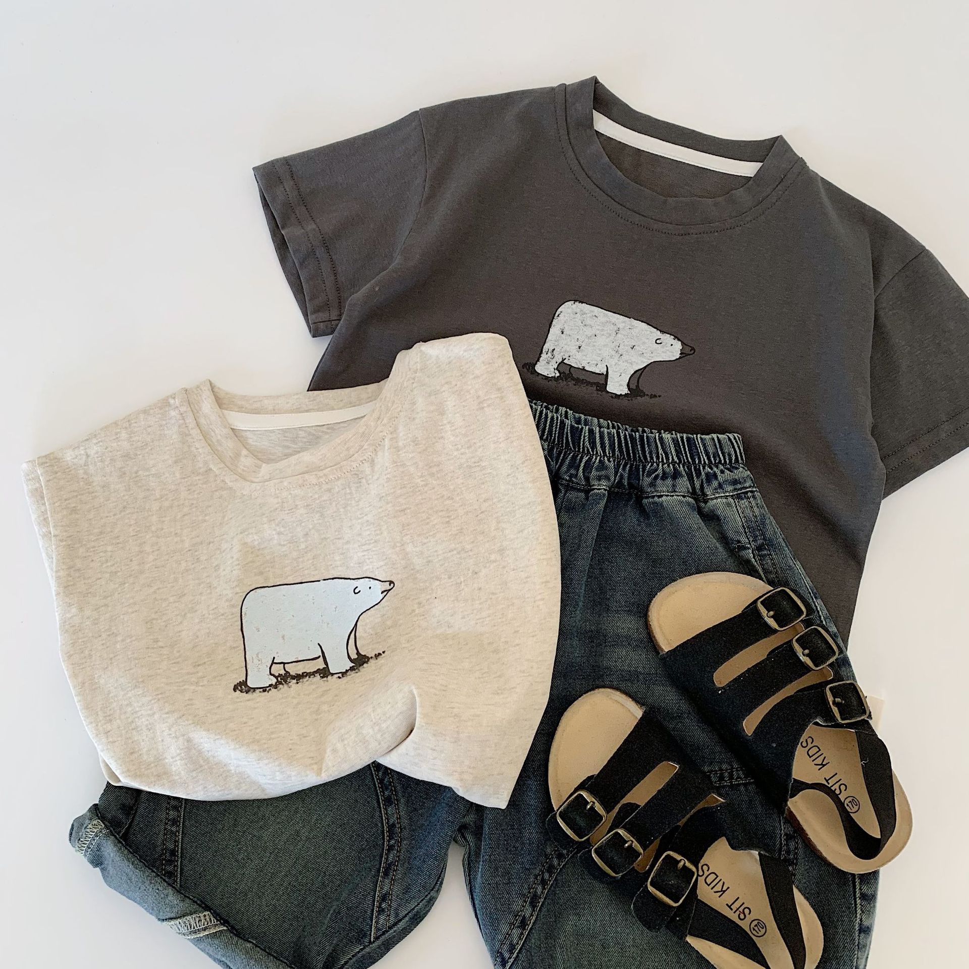 Maibao ropa de verano para niños camiseta de manga corta para niños tops casuales para niños 2025 verano nuevo estilo ropa para niños al por mayor