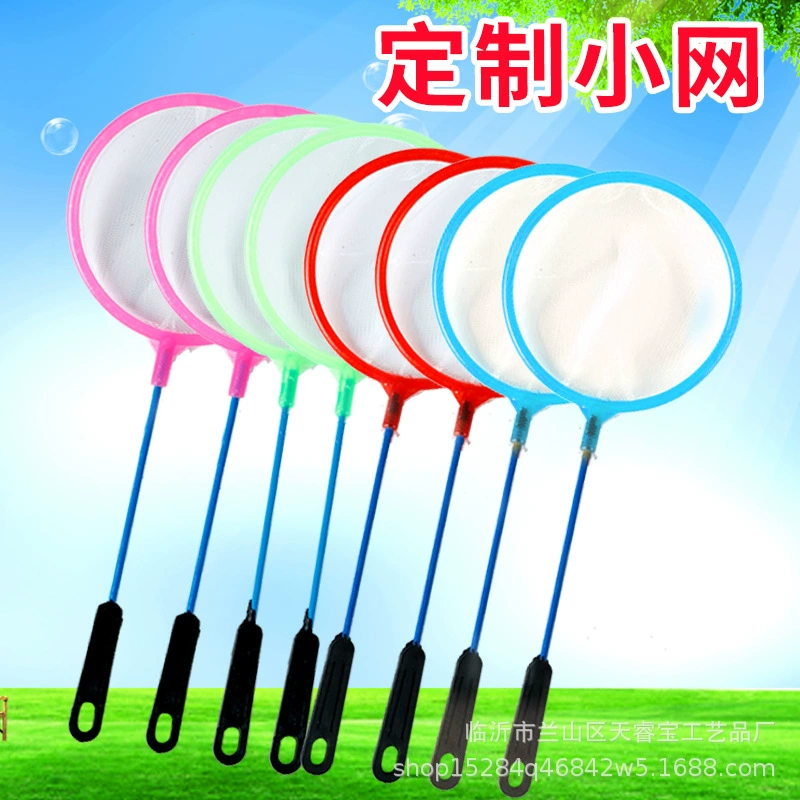 Маленькая рыболовная сеть Стиральная машина Очистка слотов Маленькая Чистая сумка для очистки Короткая ручка Маленькая рыболовная сеть Fish Tank Маленькая рыболовная копировальная сеть Рыбалка Round Plus