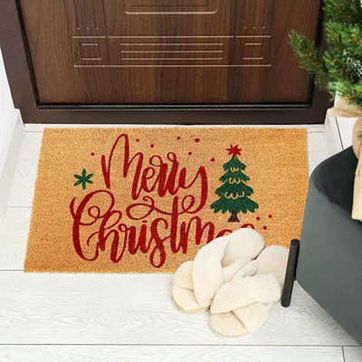 Selling Christmas Eve Crystal Velvet, Avtomobil döşəmə paspasları - christmas-night-8-4060cm