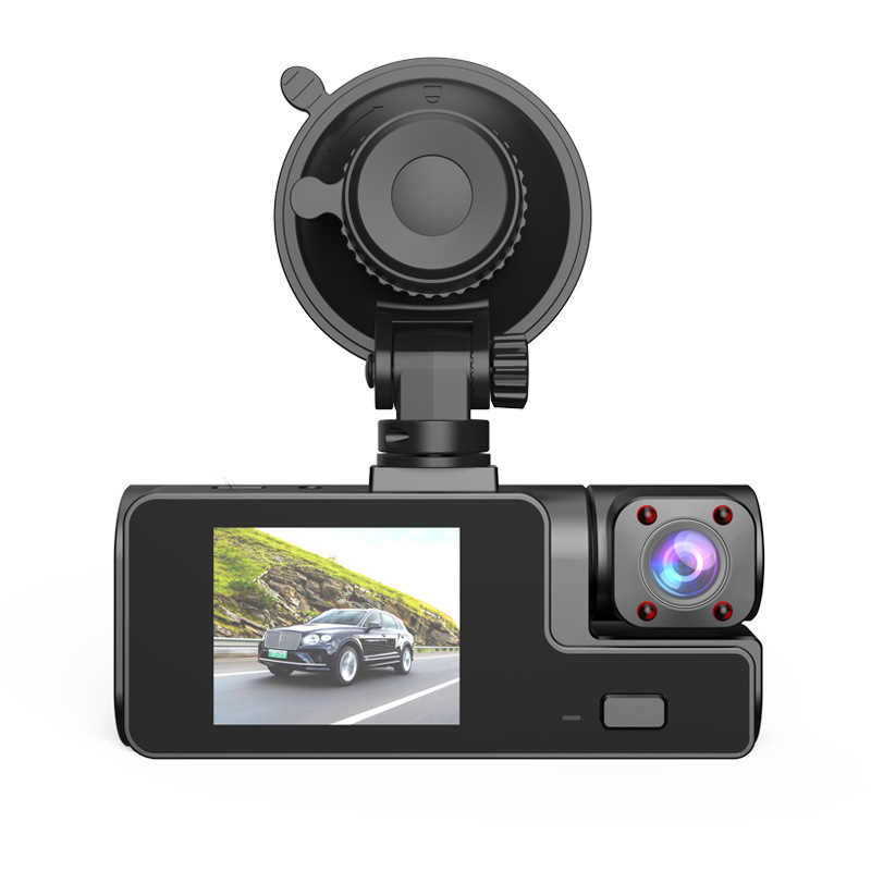 クロスボーダー2インチhd夜視三レンズwifiドライブレコーダ1080p車内車外三録車dvr|undefined