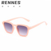 Brand sunglasses, trend milk tea, 2021 collection, European style, internet celebrity, simple and elegant design