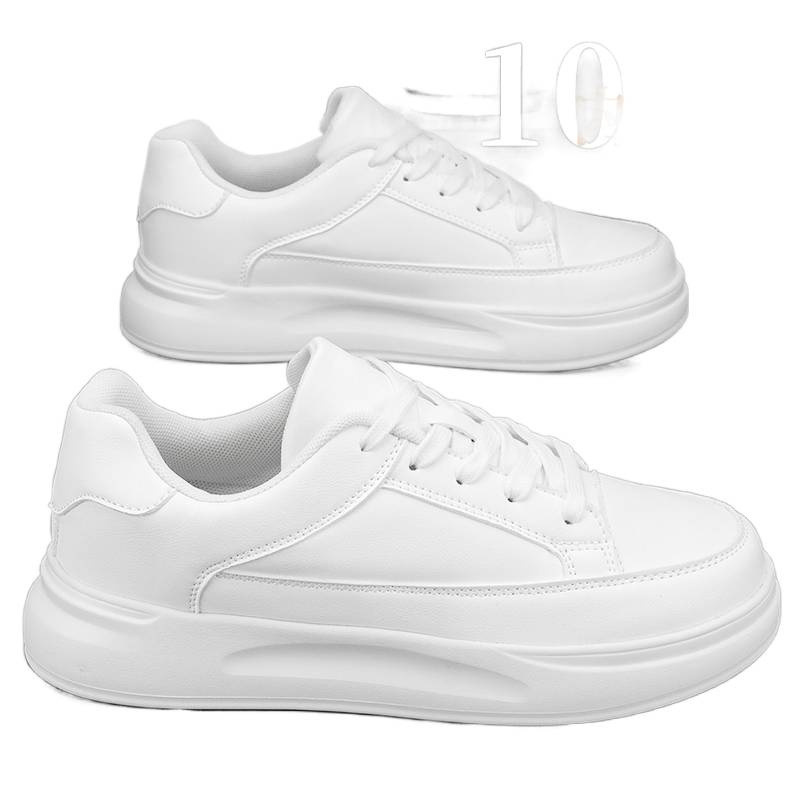 Invisible Height-Increasing Men's Shoes 10cm Summer Pure White Sneakers Men's Thick-Soled Couple Style Casual White Shoes Invisible Height-Increasing Men's Shoes 10cm Summer Pure White Sneakers Men's Thick-Soled Couple Style Casual White Shoes