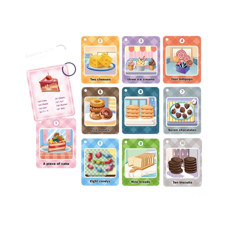 Niños tarjetas de color de agua tarjetas de color de agua juguetes de ciencia y educación pasteles dulces tarjetas de grafiti