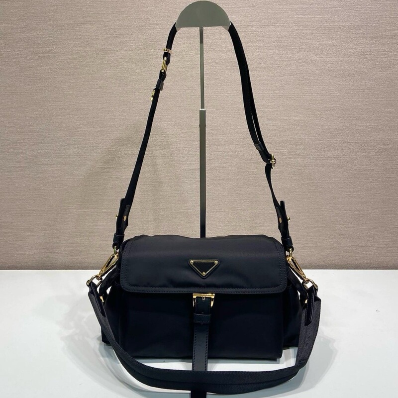 Pujia High-End Version Messenger Bag Parachute Waterproof Scratch-Resistant Nylon Fabric Unisex Shoulder Crossbody Universal Bag