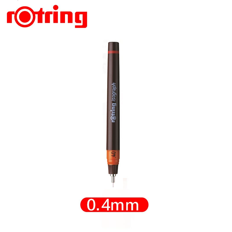 Германия Rotring Красное кольцо Красное кольцо Рисование ручка, канала подается вода, добавление чернил, игла трубка
